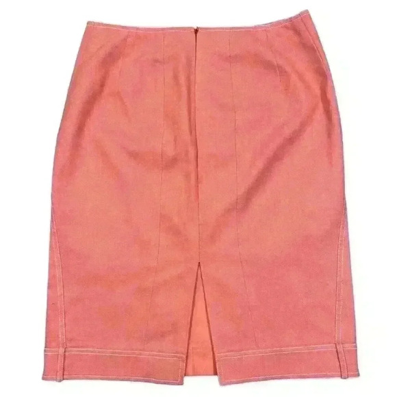 Carlisle Women's Peach A-Line Skirt With Beltloop Hem SIZE-10 - Picture 4 of 8